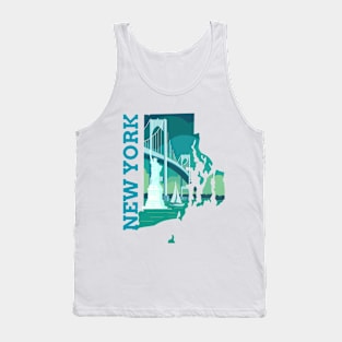 New York art Tank Top